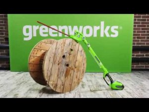 Кусторез Greenworks G40PH51 (арт 22147Т) / Распаковка