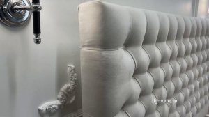 Кровать двуспальная с мягким изголовьем QuickSand