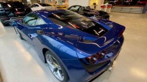 Ferrari F8 Tributo in Blu Tour de France walkaround