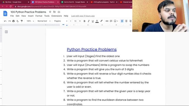 100 Python Problems with Solutions for Beginners Most Common Python Programs for Practice смотреть онлайн