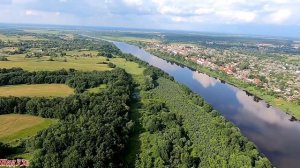 Верхнедвинск с высоты птичьего полёта ...