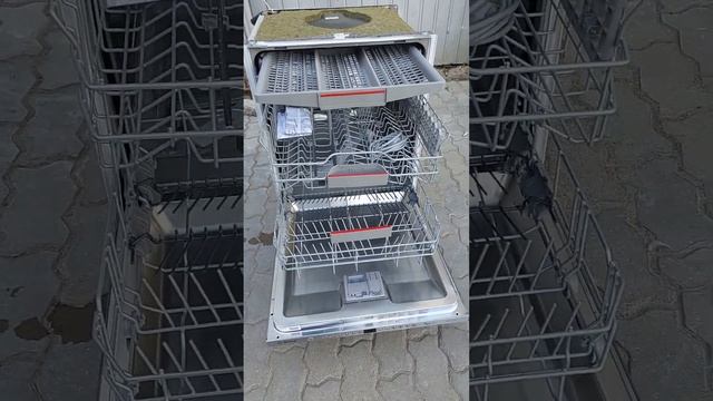 встраиваемая посудомойка 60см Бош Bosch на три корзины б/у #посудомойка #посудомоечнаямашина смотреть онлайн