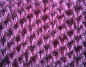 Узор "Соты". Вязание с нуля.  Узоры спицами. Вяжем вместе..mp4