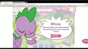 Игра My Little Pony Забег с пони 1 команда