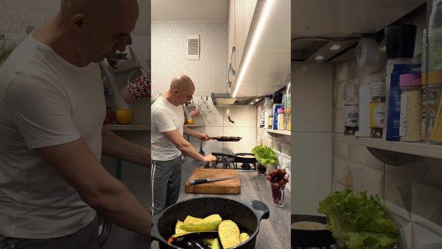 Овощи гриль дома и жареные купаты смотреть онлайн