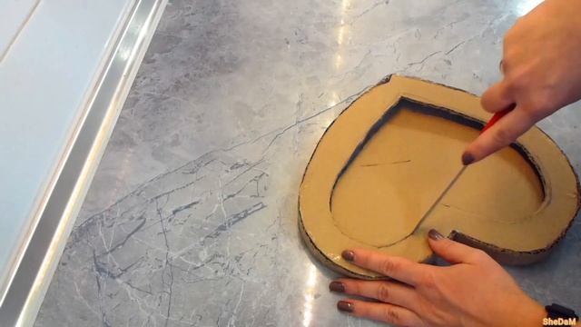 ПОДАРОЧНАЯ КОРОБКА-ТРАНСФОРМЕР СЕРДЦЕ ❤️ Своими руками ❤️ Коробка из бумаги ? Двухъярусная шкатулка