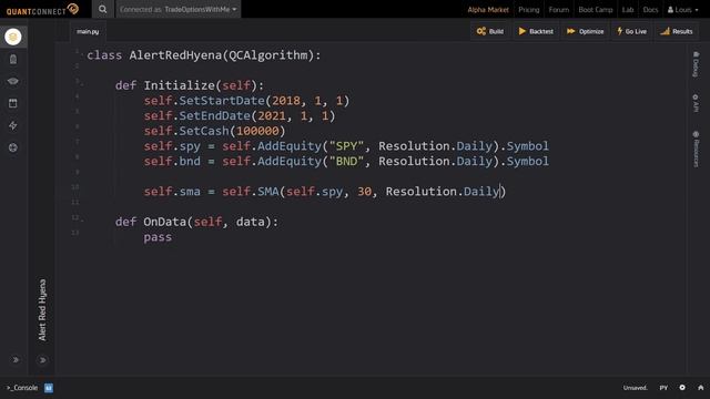 Algorithmic Trading Using Python #10 - Backtesting & Performance Analysis