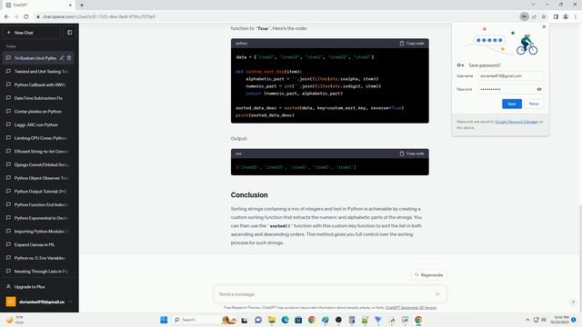 Sorting strings with integers and text in Python