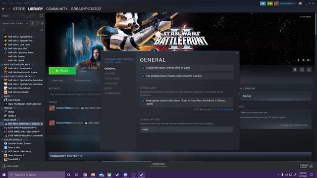 Star Wars Battlefront 2 (2005) Widescreen fix