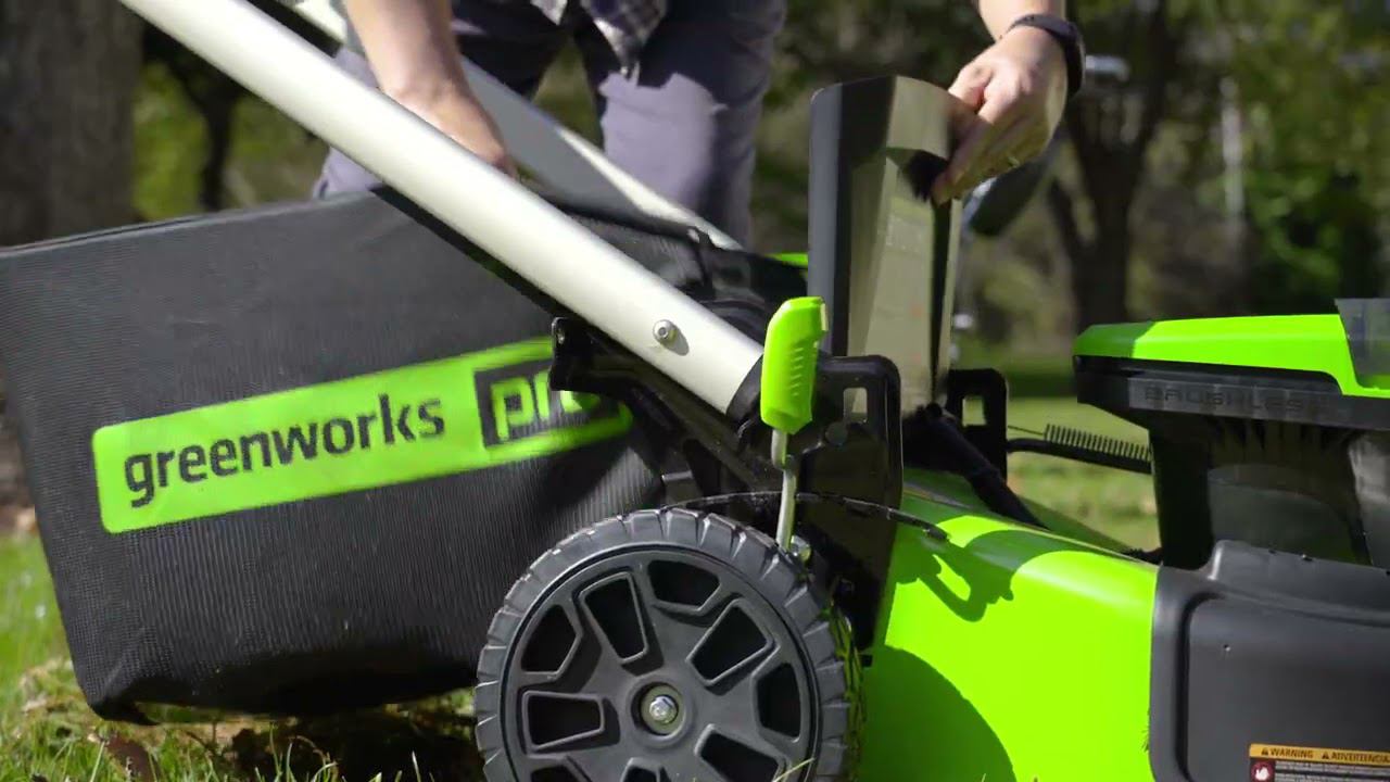 Газонокосилка аккумуляторная самоходная Greenworks GD60LM51SP, 60V, с бесщ двигателем (арт 2514307)