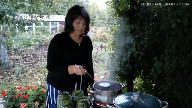 Хрустящие огурчики маринованные сладкие