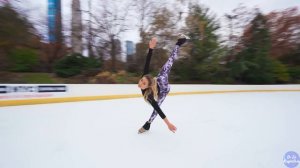 Skating in Central Park with Sophia Adams - Coldplay Cover to "O (Fly On)"