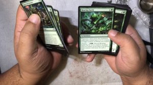 KAMIGAWA NEON DYNASTY: Green Theme Booster Unboxing for Magic The Gathering