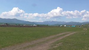 Мой первый полёт над селом Усть-Кокса.