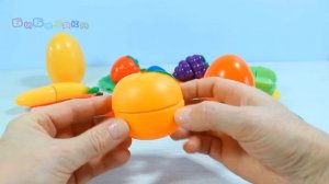 Весёлая развивающая песенка про пальчики  Сборник  Учим названия овощей и фруктов на русском