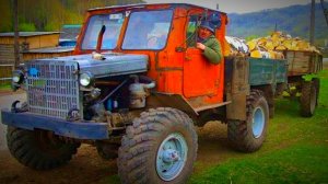 Этот ТРАКТОР Удивил МНОГИХ Вот что будет если соединить ГАЗ-66 и Т-4