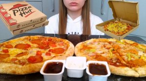 MUKBANG PEPPERONI PIZZA НЕ ASMR