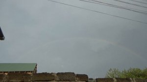 У нас НАСТОЯЩАЯ РАДУГА после дождя, явление природы. Мы засняли радугу 30 июля 2018.