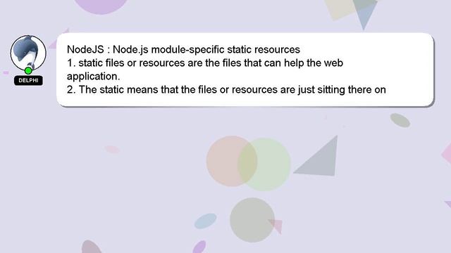 NodeJS : Node.js module-specific static resources