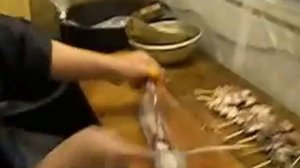 Разделка рыбы. Япония. Разделка угря на сашими