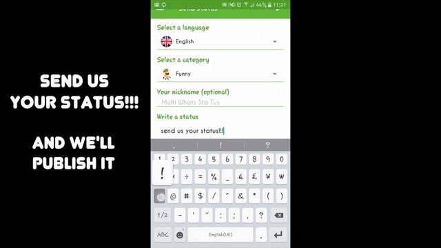 Status for WhatsApp 3 0 смотреть онлайн