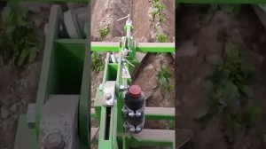 Окучивание грядок картофеля культиватором Колнаг с трактором