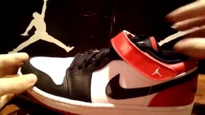 Детальный обзор кроссовок Air Jordan 1 Strap Low (Black Toe).