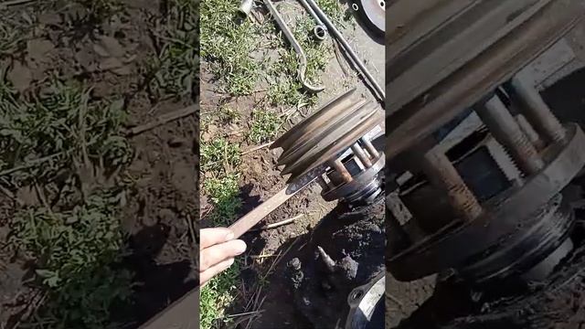 Как снять передний шкив коленвала Д-260 смотреть онлайн