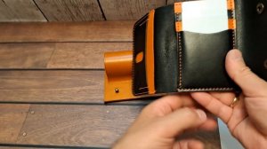 Картхолдер Черно-Оранжевый