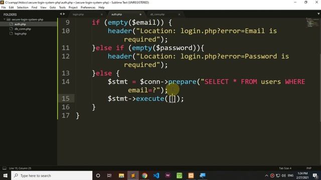 Secure Login system using PHP with MYSQL database смотреть онлайн