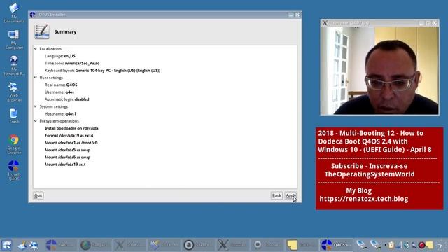 2018 - Multi-Booting 12 - How to Dodeca-Boot Q4OS 2.4 with Windows 10 - (UEFI Guide) - April 8 смотреть онлайн