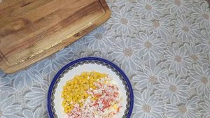 Салат на Новый Год 2023. Салат за 5 минут!!! Лёгкий салат из крабовых палочек!!!