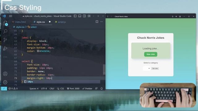 ASMR Programming - Joke Generator in Javascript - no talking