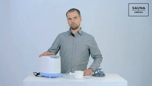 ПАРОГЕНЕРАТОР НАКОПИТЕЛЬНЫЙ для кедровой фито бочки, душевой кабины, сауны "UrFine" 0,9 кВт
