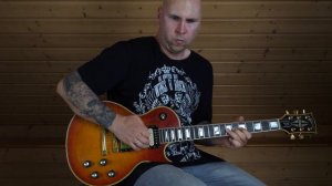 Improvised Hard Rock Guitar Solos on 5 Custom Shop & 90s Gibson Les Paul Custom