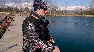 Преимущество двухцветной резины для форели.