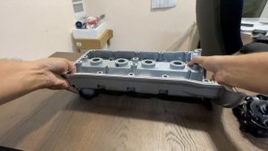 RIS2519208 Алюминиевая клапанная крышка Шевроле Лачетти Авео Круз, Дэу Нексия 16v Ланос 16v