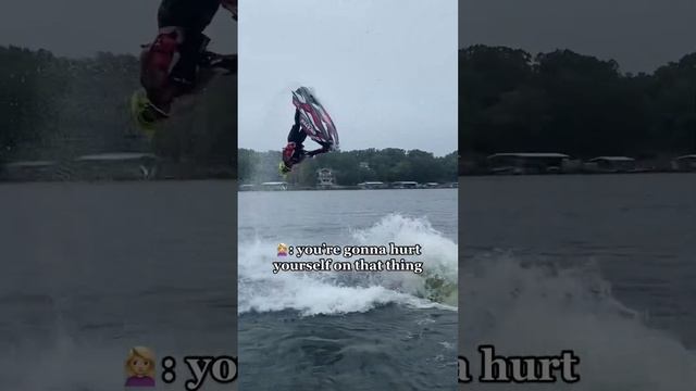 Full Sends Only #sendit #fullsend #backflip #2stroke #jetski #jetskiing #lakeoftheozarks