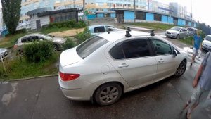 Багажник на крышу Peugeot 408 седан (2010-). АВТоДОП Нижний Новгород.