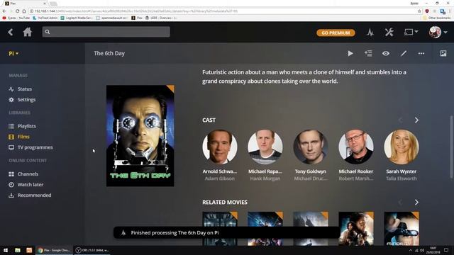 Pi3 OpenMediaVault Plex Test смотреть онлайн