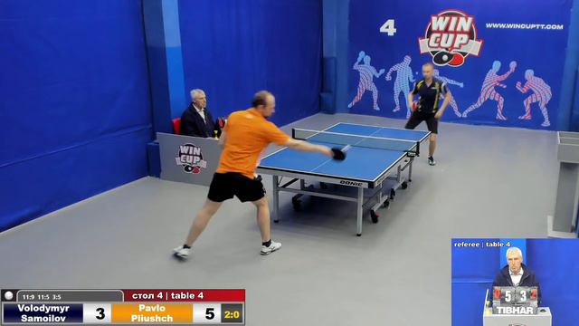 10:00 Самойлов Владимир 2-3 Плющ Павел стол 4 ЮГ-1 26.04.22 смотреть онлайн