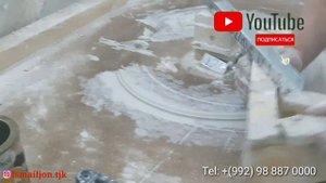 Как сделать радиусный тяги из гипса???