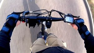 Электросамокат Kugoo G-Booster, обзор и тест драйв. 60 км/ч. #15