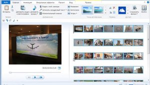 Как вставить фотографии в программу Виндовс Киностудия