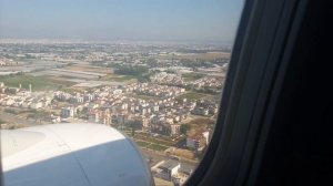 Boeing 737-800 HARD CROSSWIND LANDING in Antalya International Airport (AYT)