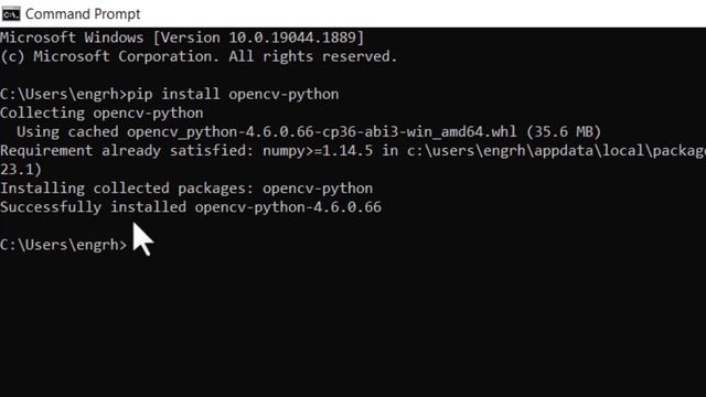 How to install OpenCV in Python | OpenCV Tutorial 1