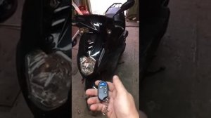 Сигнализация с автозапуском для скутера. Sym scooter