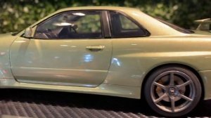 1/18 MakeUp Nissan Skyline GT-R R34 V-Spec ll 2002 IM030A