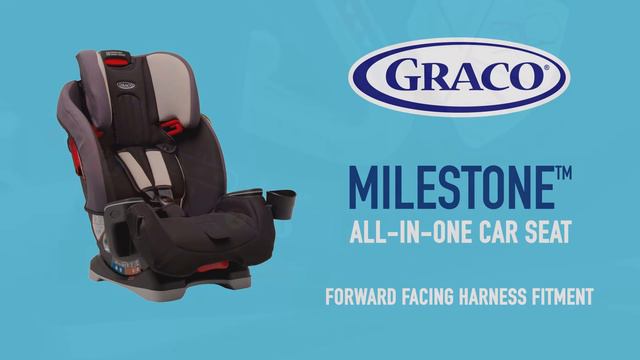 GRACO Milestone car seat installation guide смотреть онлайн