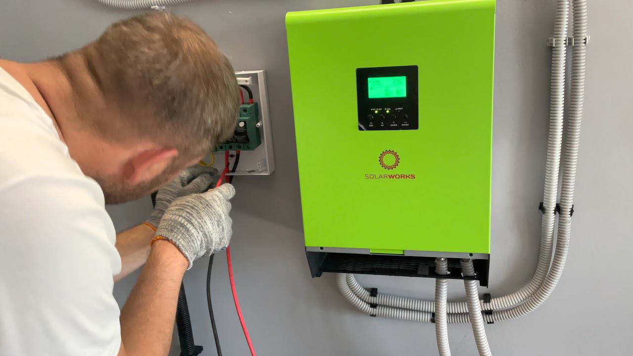 Гибридная Солнечная Станция 5кВт (полное замещение нагрузки + 5кВт*ч резерва)